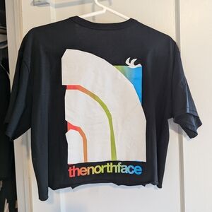 The North Face Black Cropped Graphic T-Shirt